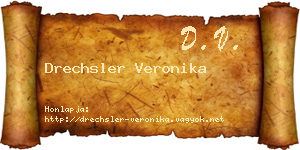 Drechsler Veronika névjegykártya